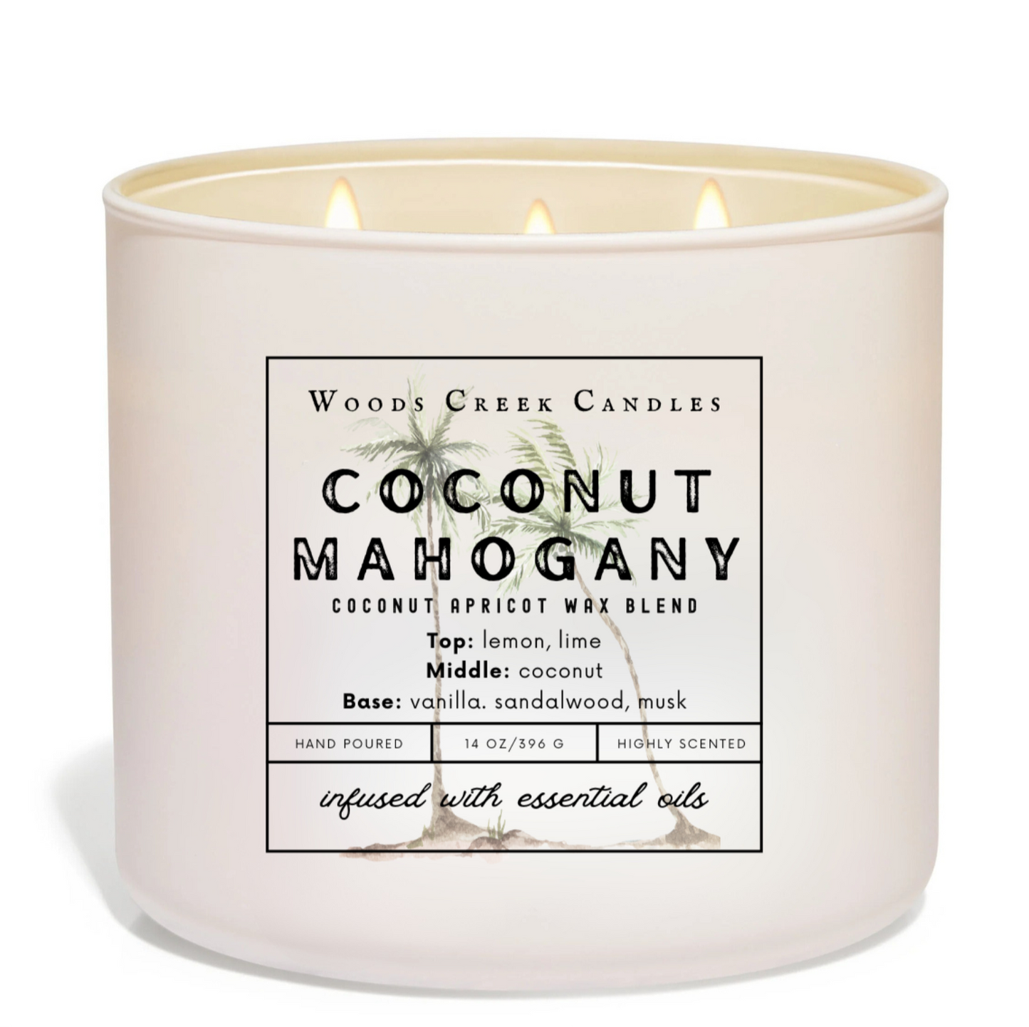 Coconut Mahogany Candle