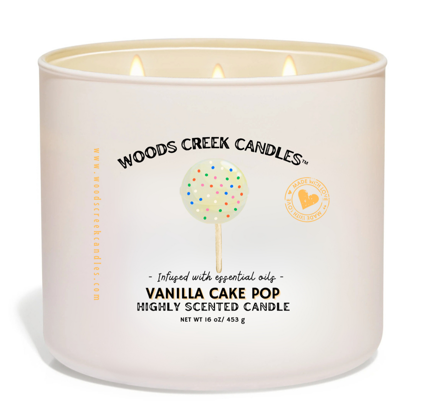 Vanilla Cake Pop Candle