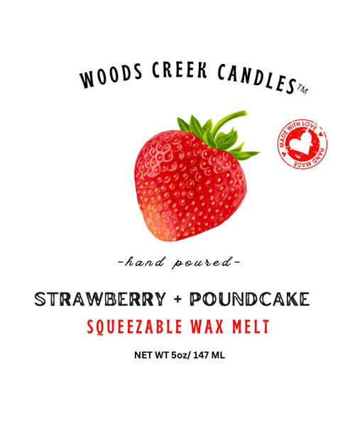 Strawberry + Poundcake Squeezable Wax Melt