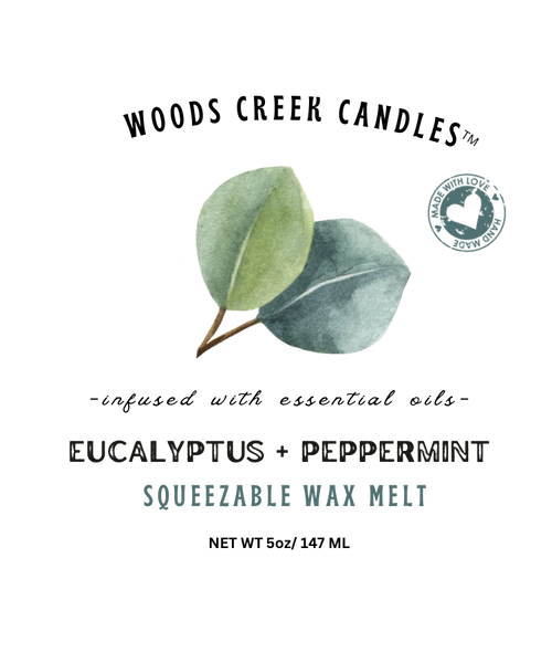 Eucalyptus + Peppermint Squeezable Wax Melt