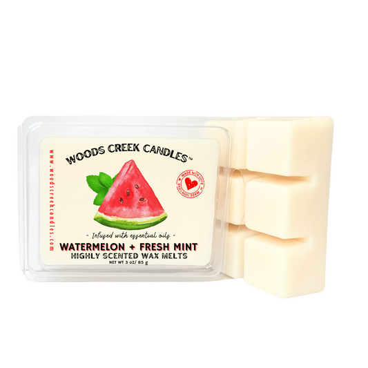 Watermelon + Fresh Mint Wax Melt