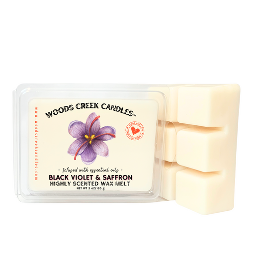 Black Violet & Saffron Wax Melt