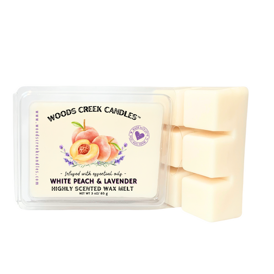 Limited Release! White Peach & Lavender Wax Melt